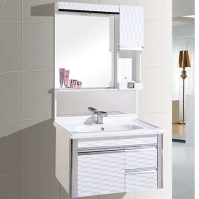 Wall Mount Makeup Bathroom Mirror Cabinet Vanity with LED Light