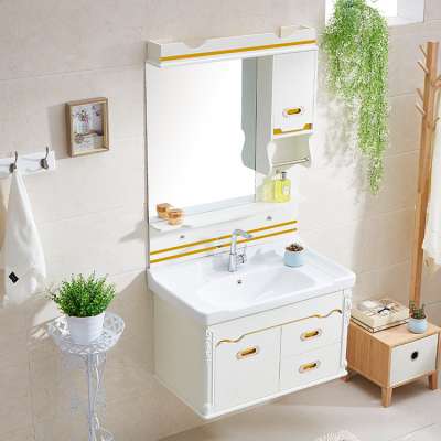 Customized Bespoke Popular Bathroom LED Cabinet Lighted Vanity Mirror Set