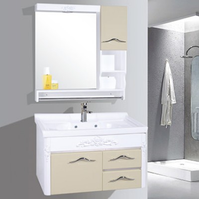 Low price factory direct sale custom used bathroom vanity cabinet with Faucet and Mirror